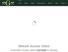 Tablet Screenshot of newarkauctioncentre.com